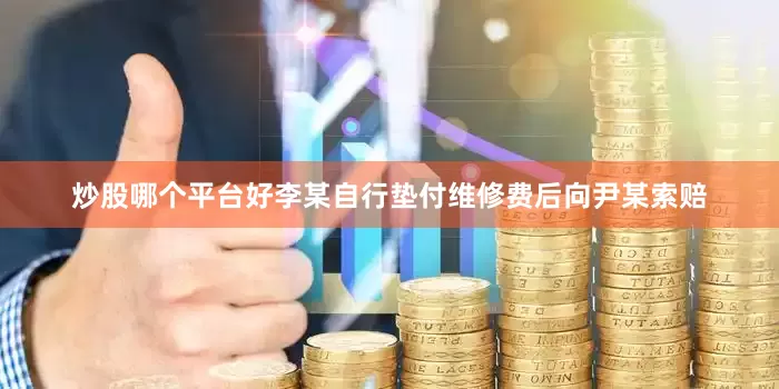 炒股哪个平台好李某自行垫付维修费后向尹某索赔